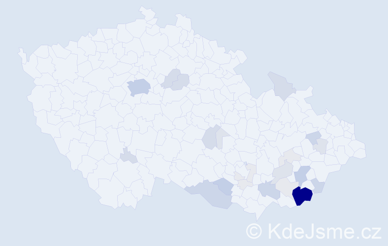 Příjmení: 'Hauerlandová', počet výskytů 111 v celé ČR