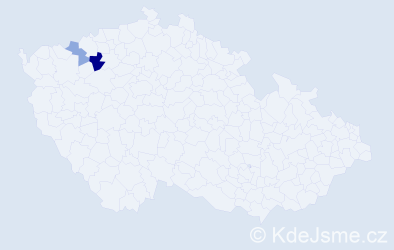 Příjmení: 'Muňová', počet výskytů 6 v celé ČR