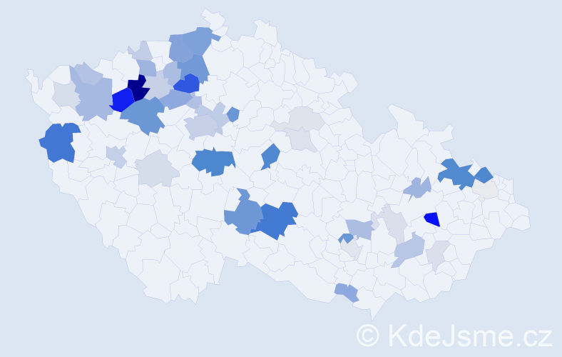 Příjmení: 'Seemann', počet výskytů 136 v celé ČR