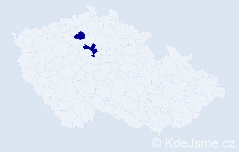 Příjmení: 'Gaydaychuk', počet výskytů 2 v celé ČR