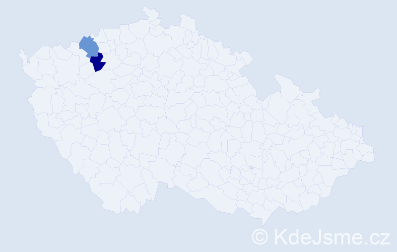 Příjmení: 'Klingnerová', počet výskytů 4 v celé ČR