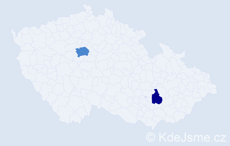 Příjmení: 'Suldin', počet výskytů 4 v celé ČR