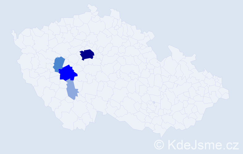 Příjmení: 'Rotyková', počet výskytů 12 v celé ČR