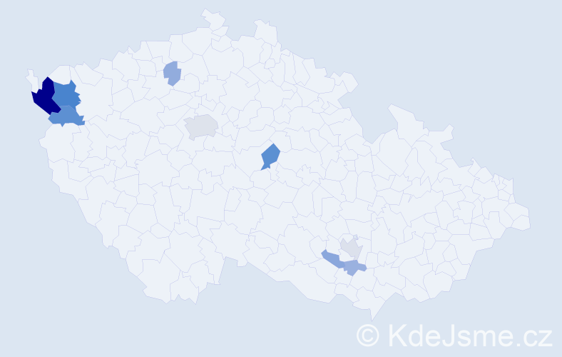 Příjmení: 'Ronner', počet výskytů 31 v celé ČR