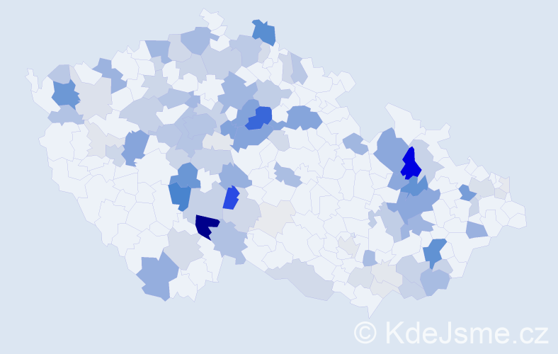 Příjmení: 'Záhorová', počet výskytů 409 v celé ČR