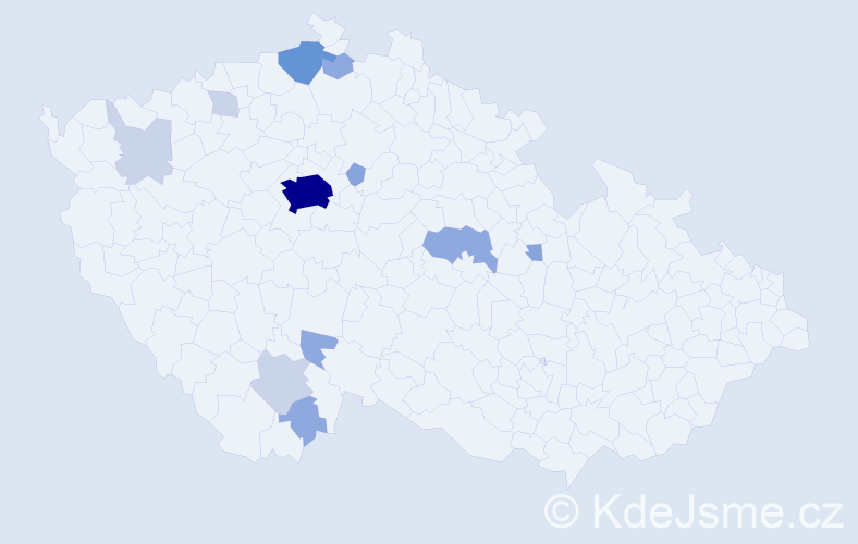 Příjmení: 'Esser', počet výskytů 35 v celé ČR