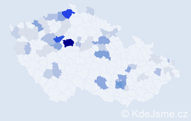 Příjmení: 'Freiberg', počet výskytů 164 v celé ČR