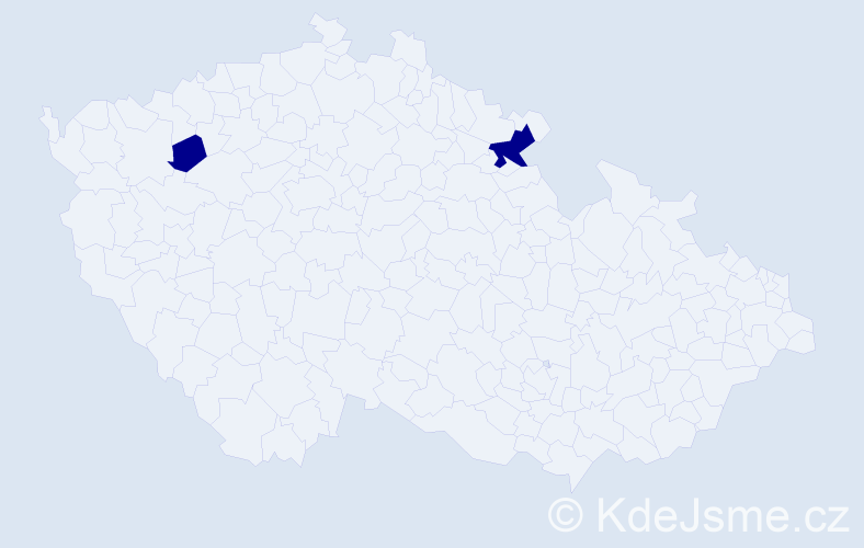 Příjmení: 'Sajfridová', počet výskytů 8 v celé ČR