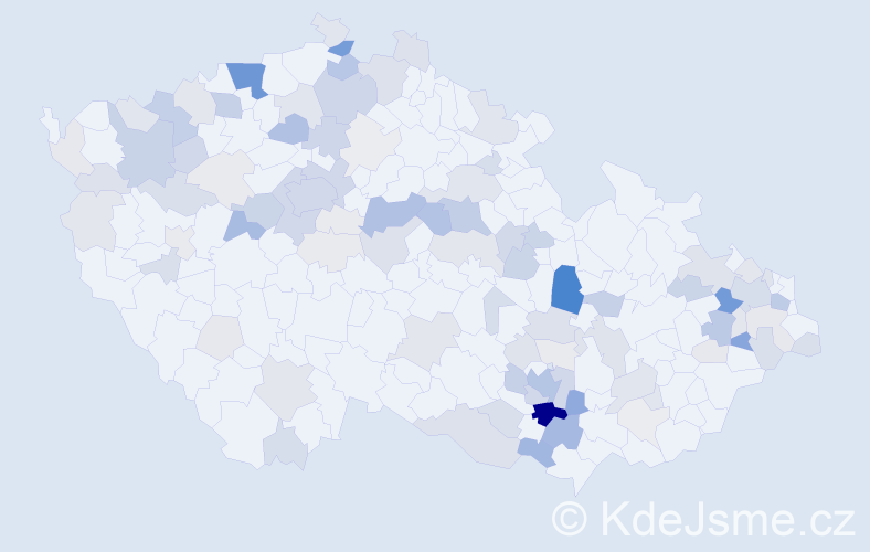 Příjmení: 'Schiller', počet výskytů 346 v celé ČR