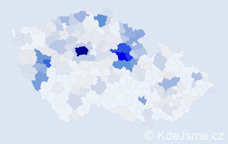 Příjmení: 'Schejbal', počet výskytů 1093 v celé ČR