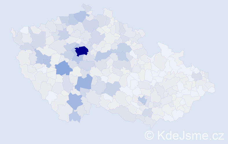 Příjmení: 'Šedivý', počet výskytů 2606 v celé ČR