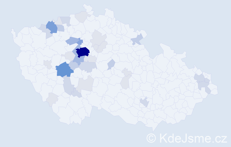 Příjmení: 'Kášová', počet výskytů 112 v celé ČR