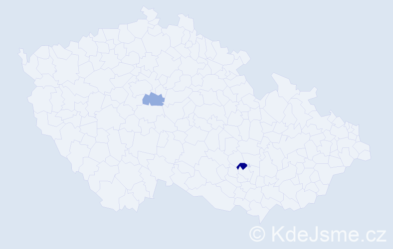 Příjmení: 'Nechifor', počet výskytů 3 v celé ČR