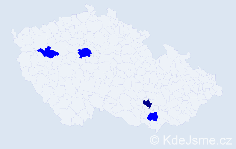 Příjmení: 'Paschová', počet výskytů 13 v celé ČR