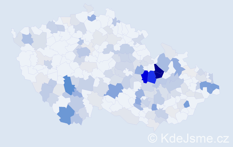 Příjmení: 'Friedl', počet výskytů 468 v celé ČR