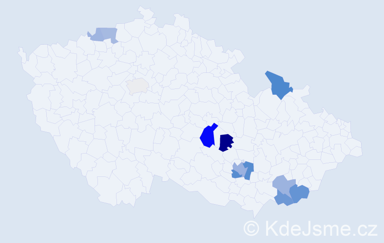 Příjmení: 'Tálská', počet výskytů 32 v celé ČR