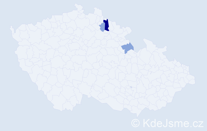 Příjmení: 'Fajstauerová', počet výskytů 12 v celé ČR