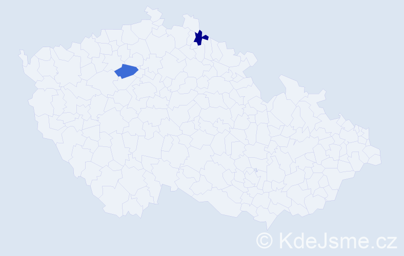 Příjmení: '"Drabík-Kolibáč"', počet výskytů 2 v celé ČR