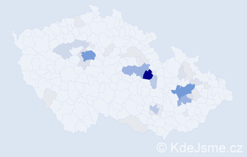 Příjmení: 'Lenoch', počet výskytů 142 v celé ČR