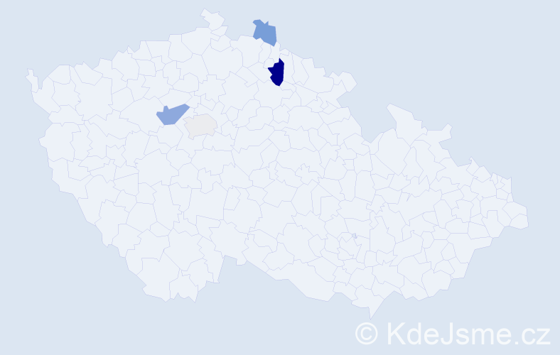 Příjmení: 'Wittmayerová', počet výskytů 16 v celé ČR