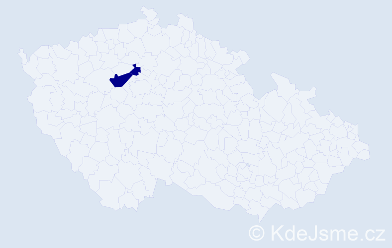 Příjmení: 'Bochinská', počet výskytů 2 v celé ČR