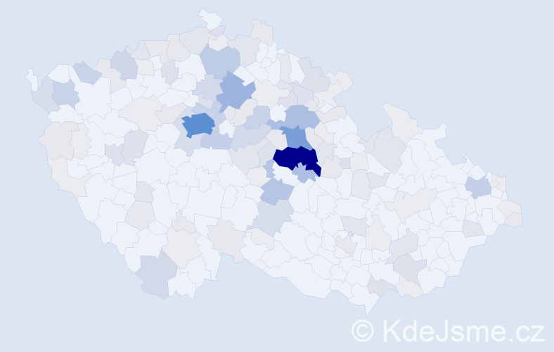 Příjmení: 'Paulus', počet výskytů 476 v celé ČR