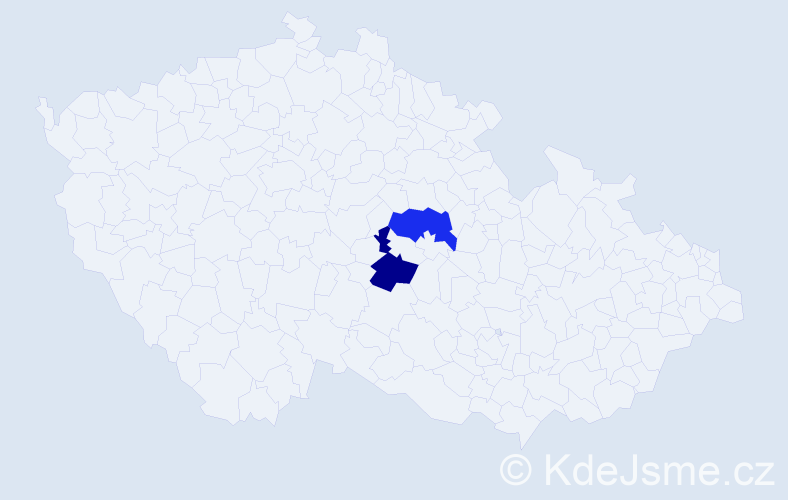 Příjmení: 'Tirmantinger', počet výskytů 2 v celé ČR