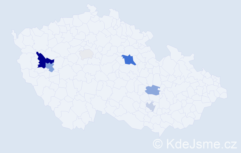 Příjmení: 'Turzo', počet výskytů 17 v celé ČR