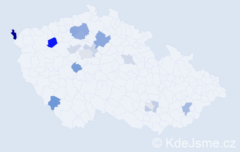 Příjmení: 'Batmunkh', počet výskytů 25 v celé ČR