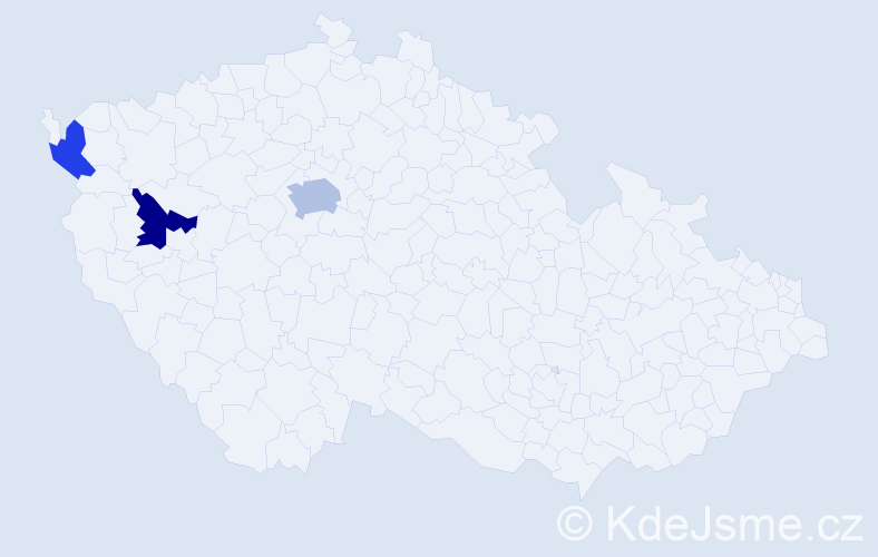 Příjmení: 'Rossmeisl', počet výskytů 10 v celé ČR