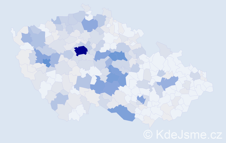 Příjmení: 'Kasal', počet výskytů 973 v celé ČR