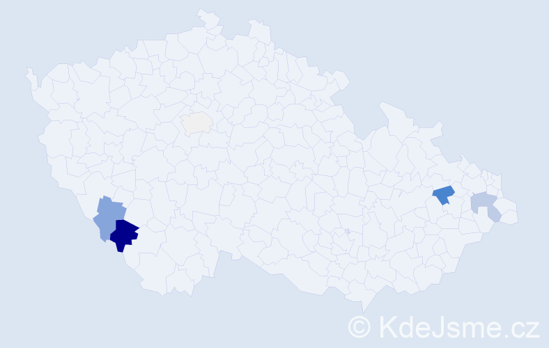 Příjmení: 'Blaschko', počet výskytů 15 v celé ČR