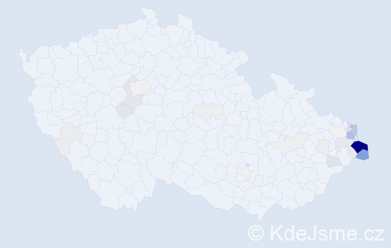 Příjmení: 'Stebel', počet výskytů 150 v celé ČR