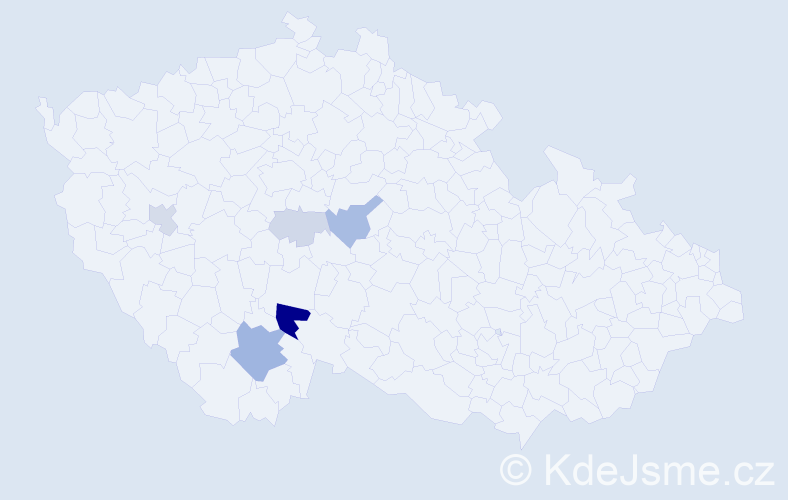 Příjmení: 'Lukucz', počet výskytů 16 v celé ČR