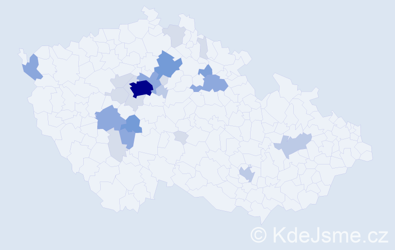 Příjmení: 'Kotrbáčková', počet výskytů 66 v celé ČR
