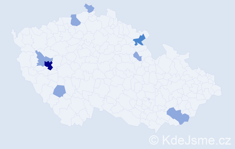 Příjmení: 'Fuťko', počet výskytů 14 v celé ČR