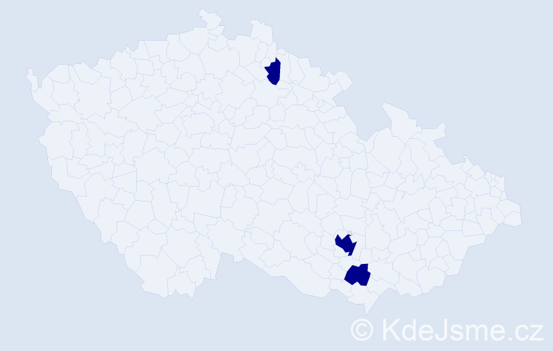 Příjmení: 'Landowska', počet výskytů 3 v celé ČR
