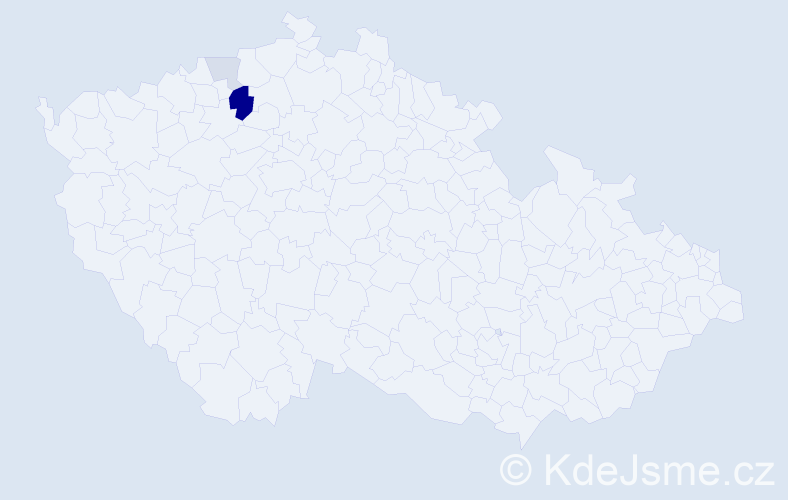 Příjmení: 'Klitsch', počet výskytů 7 v celé ČR