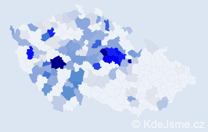 Příjmení: 'Petráňová', počet výskytů 476 v celé ČR