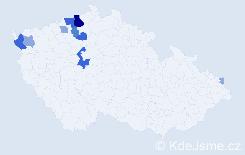 Příjmení: 'Sitai', počet výskytů 29 v celé ČR
