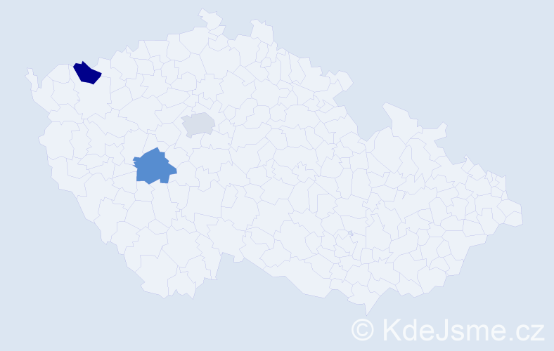 Příjmení: '"Dao Nhat"', počet výskytů 3 v celé ČR
