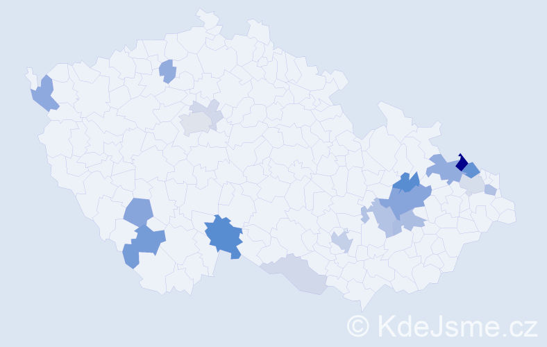 Příjmení: 'Seifriedová', počet výskytů 47 v celé ČR