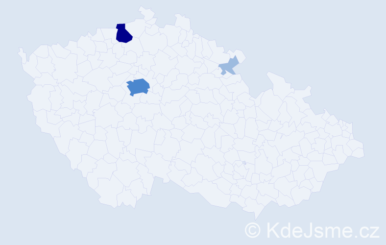 Příjmení: 'Skus', počet výskytů 7 v celé ČR