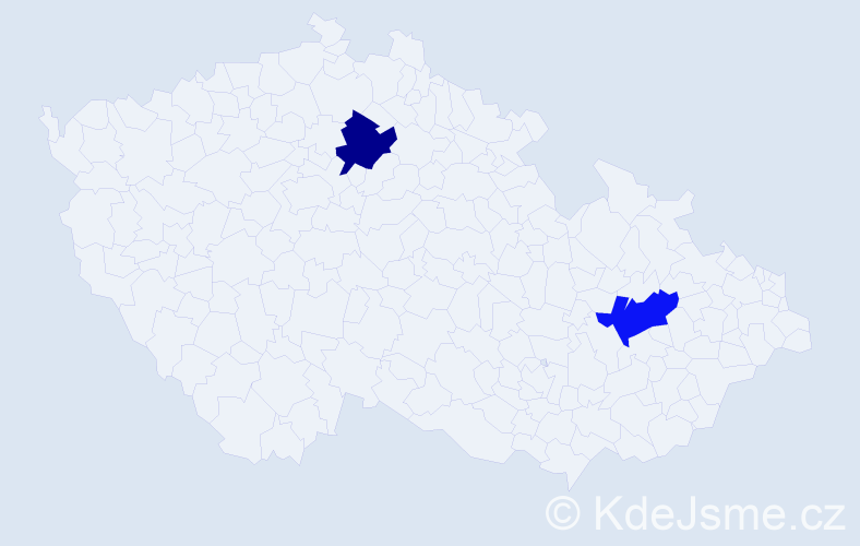 Příjmení: 'Keeley', počet výskytů 4 v celé ČR