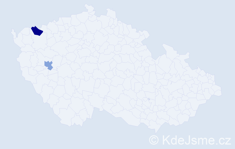 Příjmení: 'Ploskodnyak', počet výskytů 2 v celé ČR