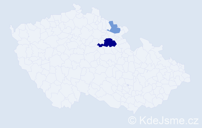 Příjmení: 'Kendžierský', počet výskytů 6 v celé ČR
