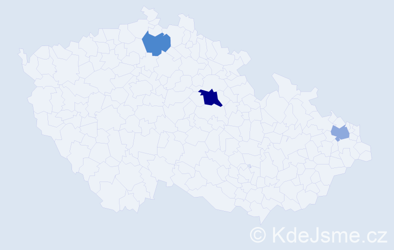 Příjmení: 'Kurdziel', počet výskytů 10 v celé ČR