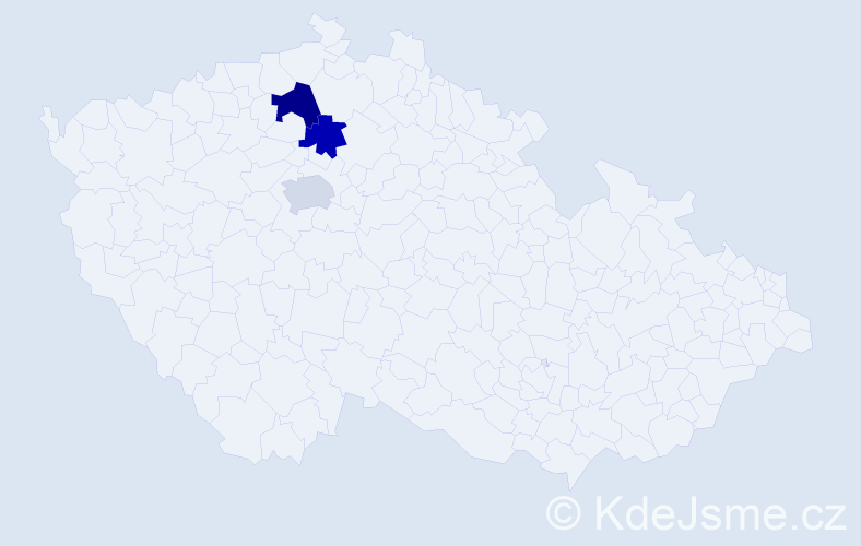 Příjmení: 'Vanucci', počet výskytů 7 v celé ČR