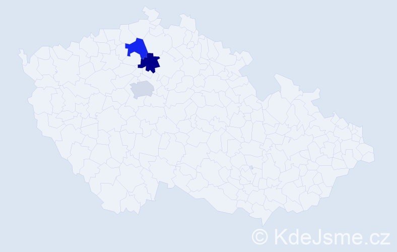 Příjmení: 'Vanucci', počet výskytů 6 v celé ČR