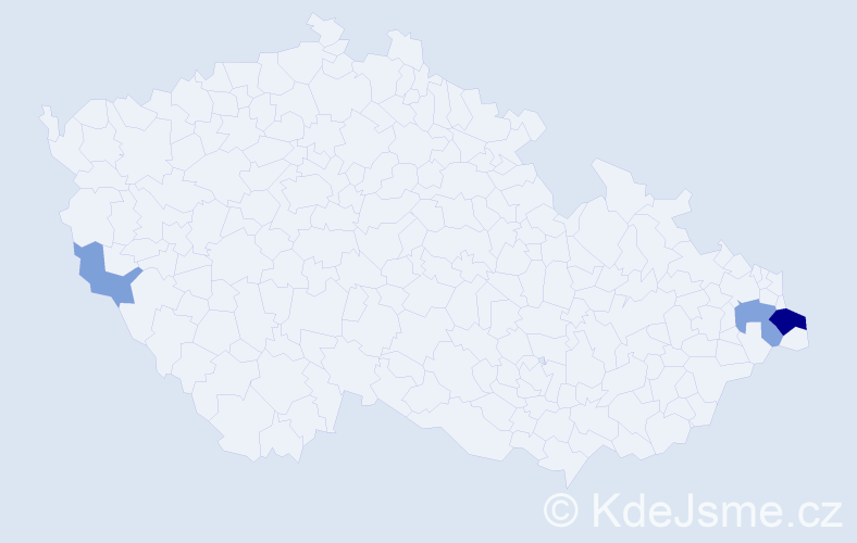Příjmení: 'Glötzer', počet výskytů 8 v celé ČR